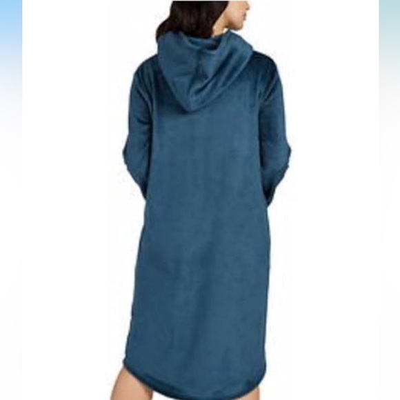 NWT 32 Degrees Long Sleeve Sleep Lounger Hoodie In Deep Baltic, Large/X-Large) - Picture 3 of 8